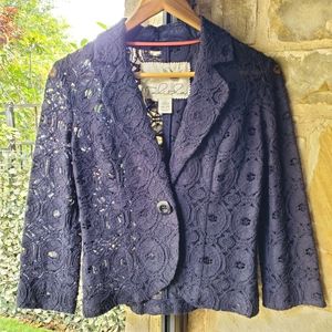 EUC Tabitha Floral Lace Jacket 2